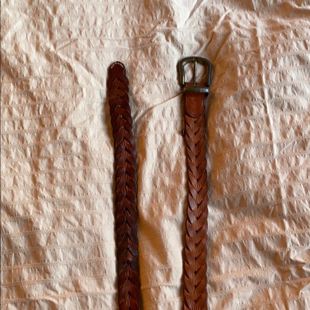 Will leather braided belt
